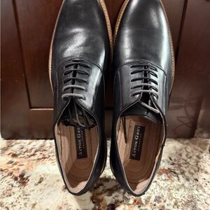 *NEW WITHOUT TAGS* Aston Grey Men's Size 11.5 Leather Oxford Lace-Up Dress Shoe